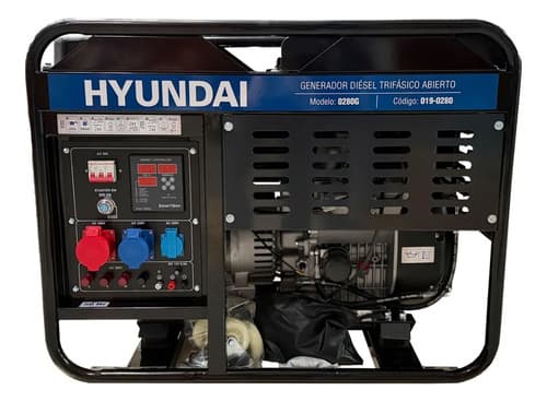 Generador Diésel Hyundai Trifásico 14kw Abierto