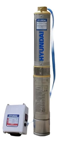 Bomba Sumergible 1hp Hyundai Para Aguas Profundas G P Plateado