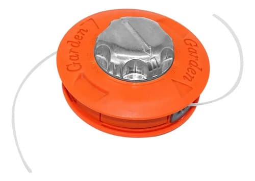 Cabezal Universal Automático Para Desmalezadora Con Punta De Aluminio Reforzado Naranja Claro