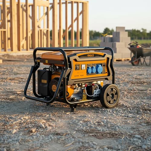 Generador 6.5 Kw Arranque Manual Y Electrico Ingco Ge65006