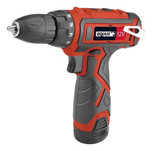 Taladro Atornillador Inalámbrico Equus 12v /sin Percutor.hnt Rojo 0