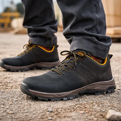 Zapatos Seguridad Sb Puntera Acero Ingco Talles 39 Al 46 Marrón Oscuro 39 Uy
