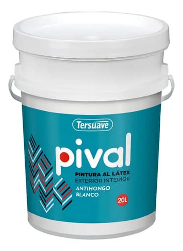 Pintura Látex Tersuave Blanco 20l Interior Exterior Resistente Agua