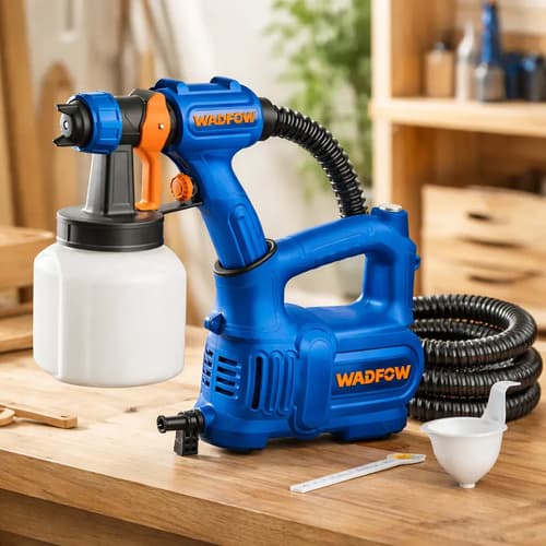 Equipo Pistola Pintar 550w 700ml/min Wadfow Weg2a50 Azul Azul