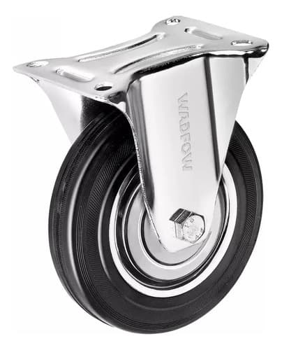 Rueda 4 Hasta 70kg Wadfow Ruedas Negra