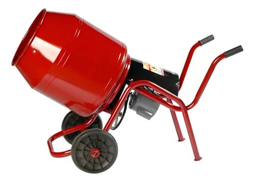 Hormigonera Goldex 130l Motor Weg 3/4 Hp Color Rojo