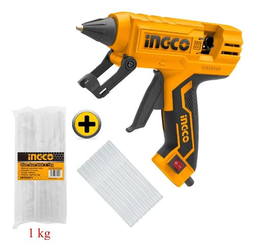 Ff Kit Pistola Indust. Silicona Caliente Ingco 100w+35barras