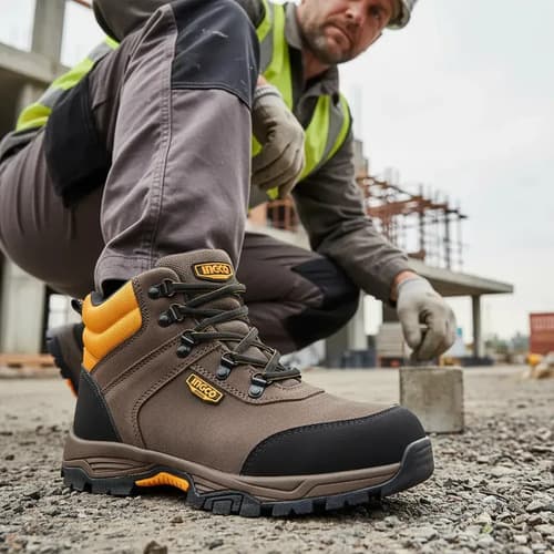 Botas De Seguridad Con Puntera Acero Ingco Talle 40 Al 45 Agua 43 Uy