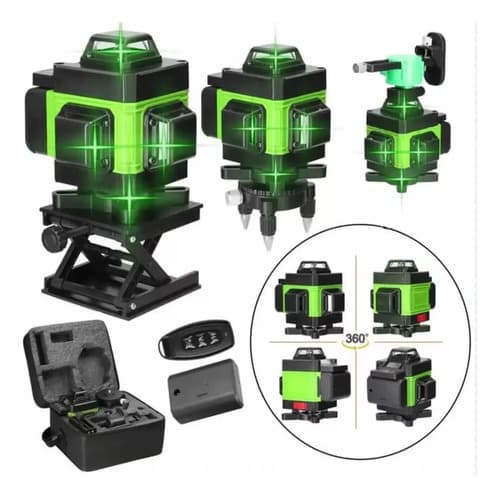 Kit Nivel Laser Con Valija 2 Baterias Autonivelante