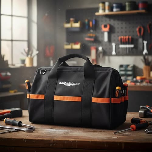 Bolso Cerrado 40x22x29 - 5kg Gladiator Pro - Btc820 Negro