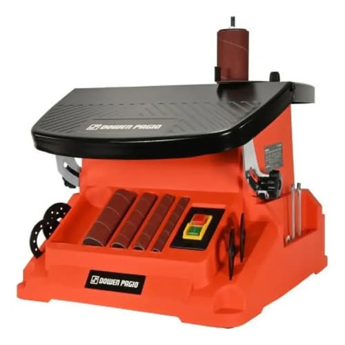 Lijadora Combinada Oscilante De Banda Y Rodillo Dowen Pagio Naranja Oscuro 50/60hz