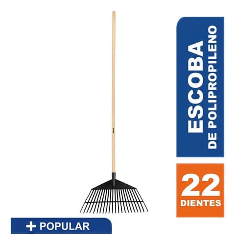 Escoba Plastico 22 Dientes Pretul 21430