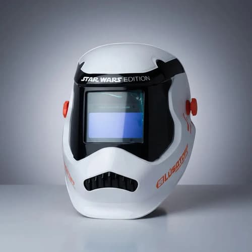 Mascara Fotosensible Lusqtoff St-starwars Edition Blanco/naranja