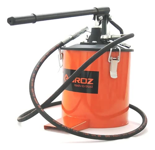 Chiva De Engrase Groz 6 Kg Portátil Con Manguera Para Taller
