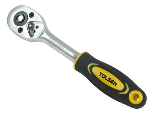 Llave De Tubo Con Criquet Encastre 1/2 Ind Tolsen 15120