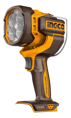 Linterna 2000 Lumens 20v S/bateria Cwli2088 Ingco Linterna A Blanca Amarillo