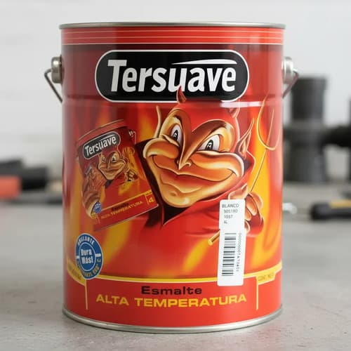 Esmalte Alta Temperatura Tersuave 500 Ml Blanco Brillante