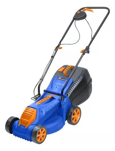 Cortadora Césped Pasto Eléctrica Wadfow 1200w 32cm Con Bolsa Verde Oscuro