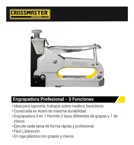 Engrampadora Industrial Caja Plastica Crossmaster 9932214.1
