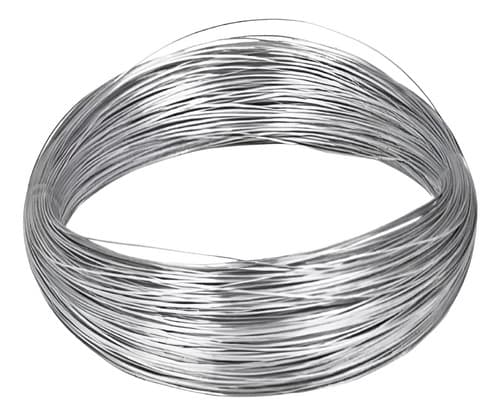 Alambre Galvanizado 2mm Espesor - Paquete 1kg Plateado