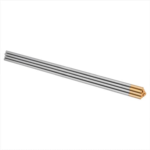 Electrodo De Tungsteno Con Punta Dorada Aws A5.12 Vonder De 2,4 Mm Dorado