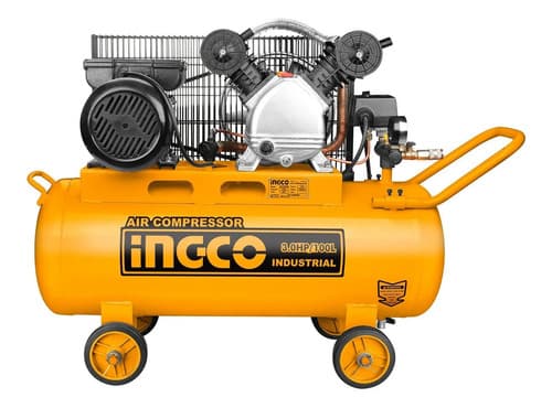 Compresor De Aire Ingco 3 Hp 100 Lts Industrial Ac1301008