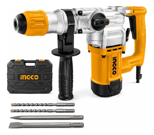 Rotomartillo Ingco Rh10506 1050w Sds Plus 4.5j Profesional Amarillo 50 Hz/60 Hz