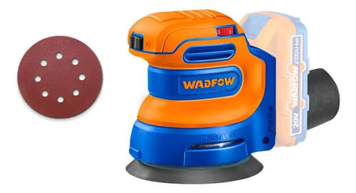 Lijadora Roto Orbital Brushless Wadfow Wrap5030 Color Azul Frecuencia 50hz 60hz