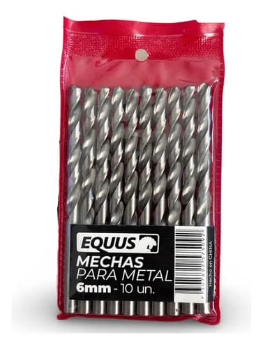 Set 10 Mechas Para Metal 6mm Equus