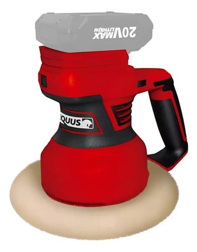 Pulidora Lustradora Orbital Sin Bat P/auto 20v Equus Rojo
