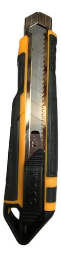 Cutter Trincheta 18 Mm Con 3 Hoja Sk5 Profesional Ingco