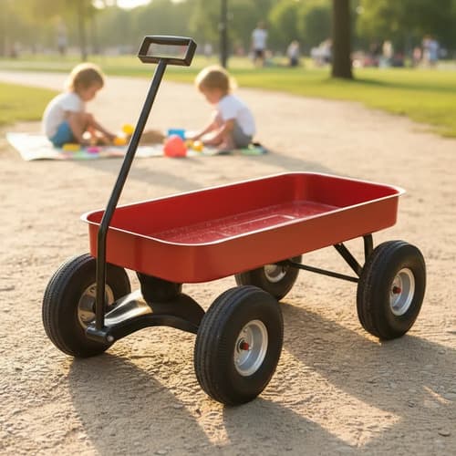 Carrito De Chapa Equus Para Niños 4 Ruedas Inflables