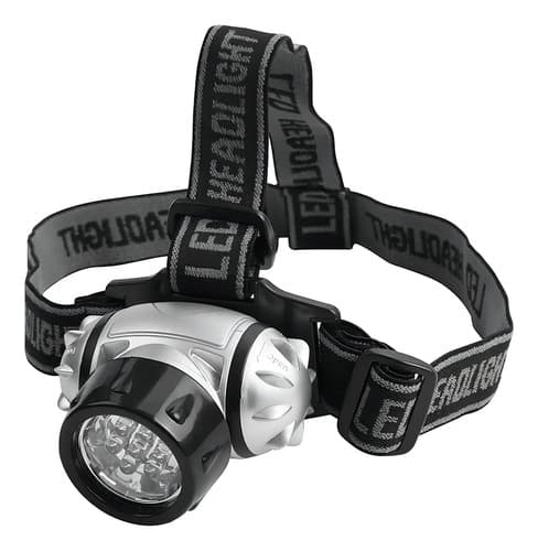 Linterna Luz 7 Led Minero P/cabeza Tolsen Multifunción 60011 Color De La Linterna Negro Color De La Luz Blanco