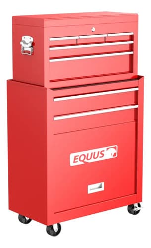 Gabinete Caja De Herramientas Metálica Equus Rojo