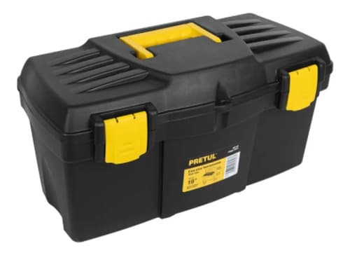 Caja De Herramientas Plastica 19 Pulgadas Pretul 20533 Negro