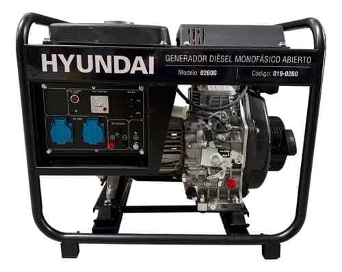Generador Diesel Hyundai Monofásico 3.0kw Abierto