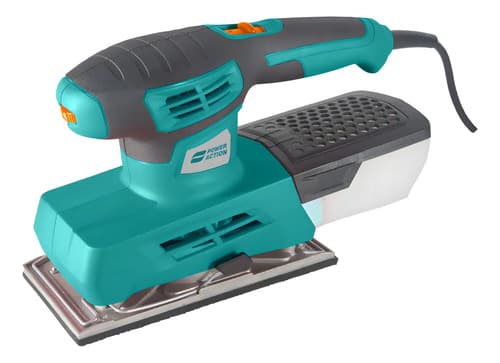 Lijadora Rectangular Power Action De 280w Con Velocidad Variable Verde