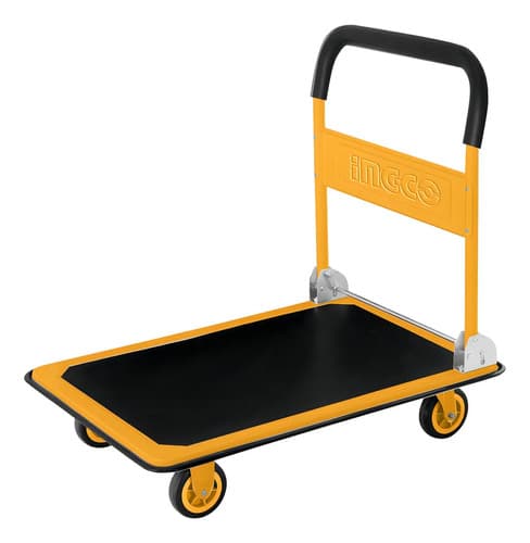 Carro De Carga Ingco Plegable De Acero Con Plataforma Para 150 Kg