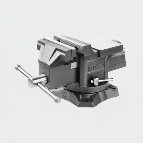 Morsa De Banco 5'' 125mm Ingco Hbv185 Amarillo