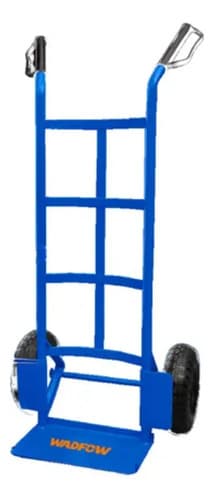 Carro De Carga 200kg Ruedas Neumaticas Wwb2141 Wadfow Color Azul