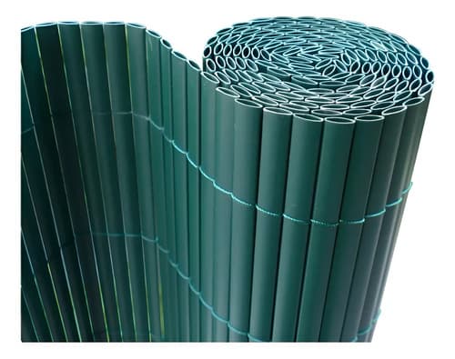 Cerco De Pvc 1.80 Mt X 3 Mt Jardín Color Verde Verde