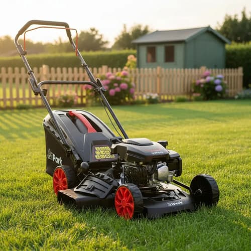 Corta Césped Nafta 4,5 Hp Con Recolector 460mm Ipark Negro