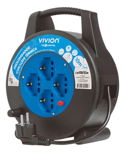 Alargue Zapatilla De 4 Tomas Tushop 4 Tomas Largo Del Cable De 10m