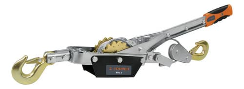 Malacate Winch Manual 2 Toneladas Ganchos Forjados