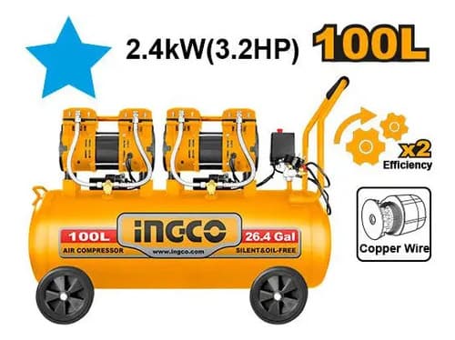 Compresor De Aire Ingco Uacs2241001 100l 3.2hp