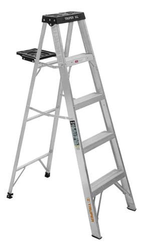 Escalera Tipo Tijera 4 Peldaños Truper 16742 Plateado