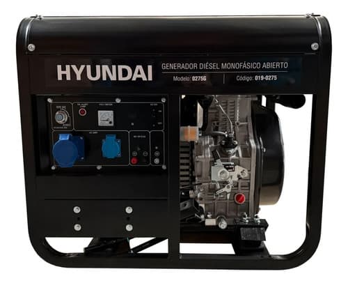 Generador Diésel Monofásico Hyundai Abierto 11kw