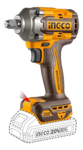 Llave De Impacto A Bateria 350 Nm Ciwli20351 -smf Color Naranja Claro Frecuencia 50-60