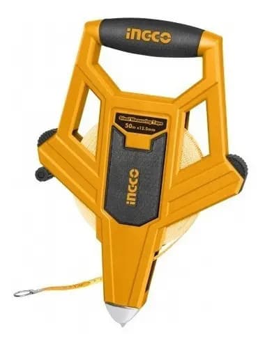 Cinta Metrica Agrimensor 50mt X 12.5mm Ingco Hfmt8250 Fibra
