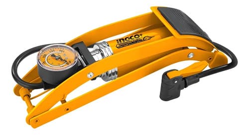 Inflador De Pie 120 Psi Ingco Mpp5511 Amarillo
